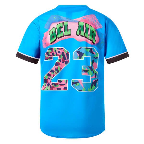 90s Bel Air 23 Printed Baseball Jersey Jersey One