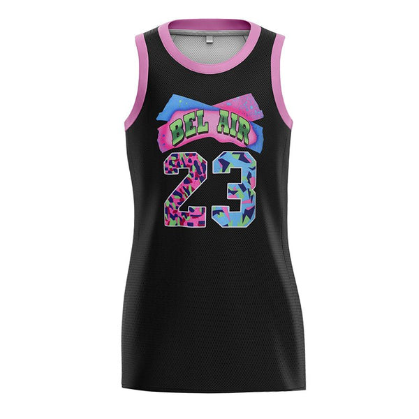90s Bel Air 23 Throwback Basketball Jersey Dress Jersey One