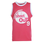 Above the Rim tournament 96 pink basketball jersey for women front thumbnail