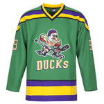 mighty ducks adam banks green movie hockey jersey front thumbnail