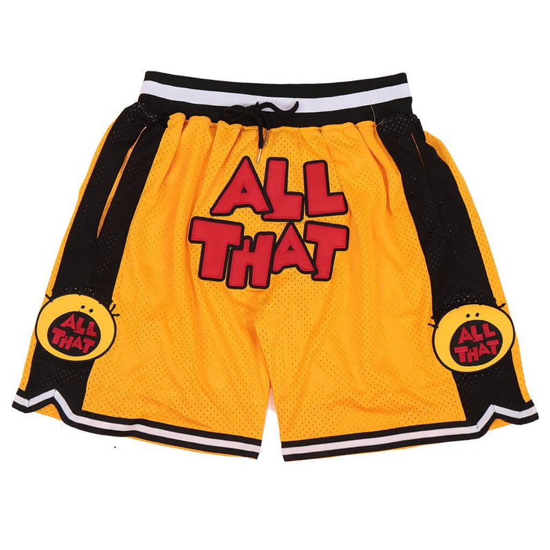 All That Streetwear Basketball Shorts with Pockets Jersey One