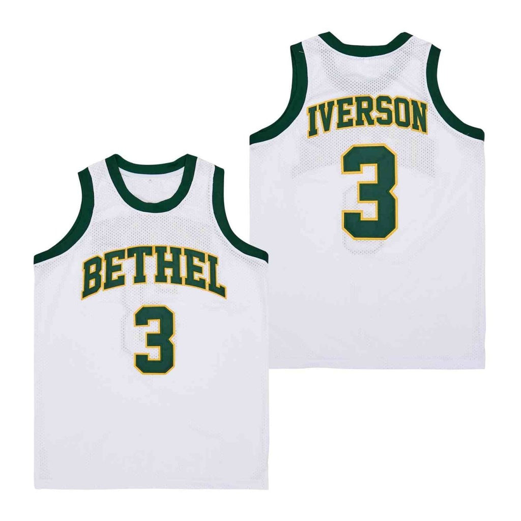 Allen Iverson #3 Bethel High School Jersey Jersey One