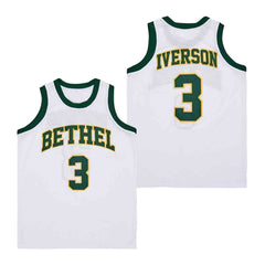 Allen Iverson #3 Bethel High School Jersey Jersey One