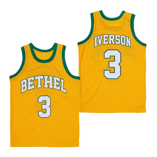 Allen Iverson #3 Bethel High School Jersey Jersey One