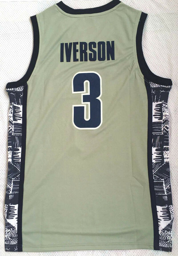 Allen Iverson #3 Georgetown Hoyas Jersey Jersey One