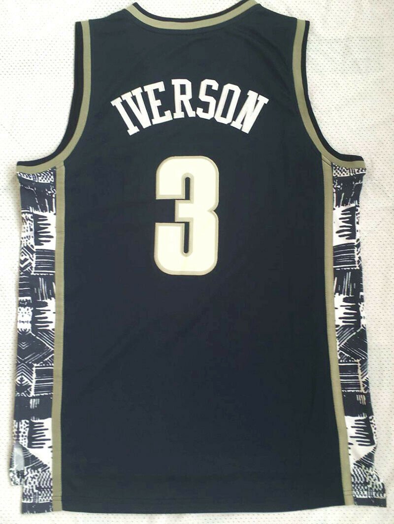 Allen Iverson #3 Georgetown Hoyas Jersey Jersey One