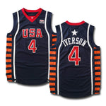 Allen Iverson #4 Team USA Olympics Game Basketball Jersey Jersey One thumbnail
