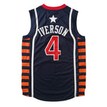Allen Iverson #4 Team USA Olympics Game Basketball Jersey Jersey One thumbnail