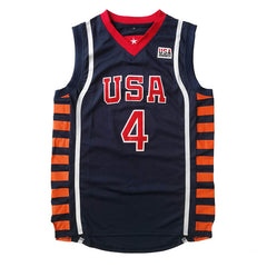 Allen Iverson #4 Team USA Olympics Game Basketball Jersey Jersey One