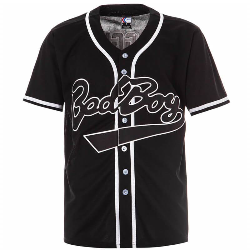 Black and White Baseball Jersey