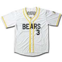 Kelly Leak #3 Bad News Bears Movie Baseball Jersey - Front View