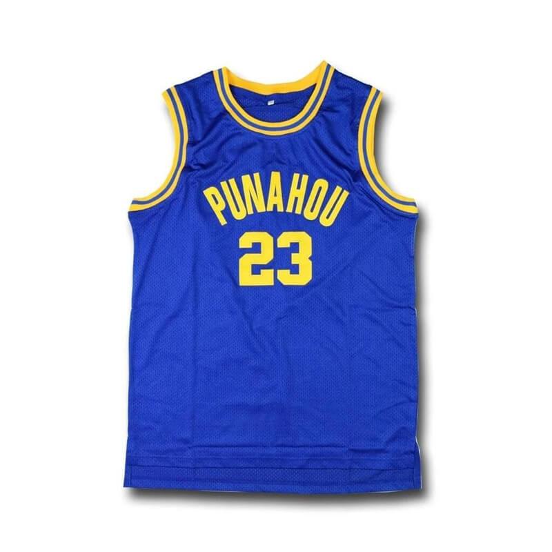 Barack Obama Punahou High School Basketball Jersey Jersey One
