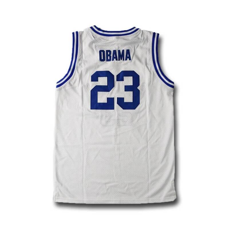 Barack Obama Punahou High School Basketball Jersey Jersey One