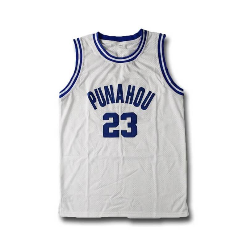 Barack Obama Punahou High School Basketball Jersey Jersey One