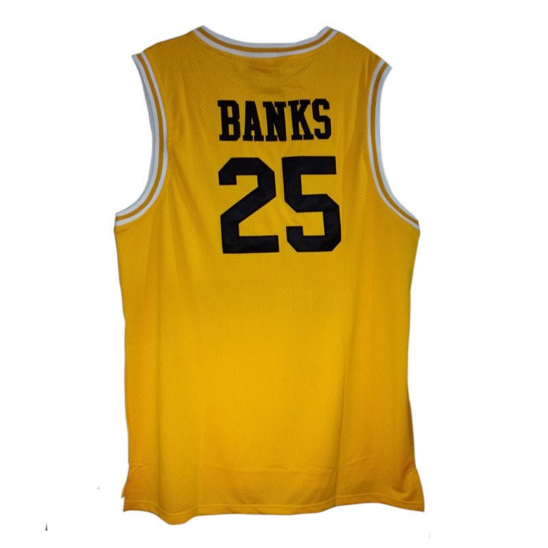 Bel Air Academy Carlton Banks #25 Fresh Prince Jersey Jersey One