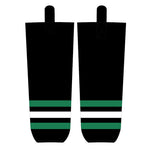 Black Green Ice Hockey Socks Jersey One thumbnail