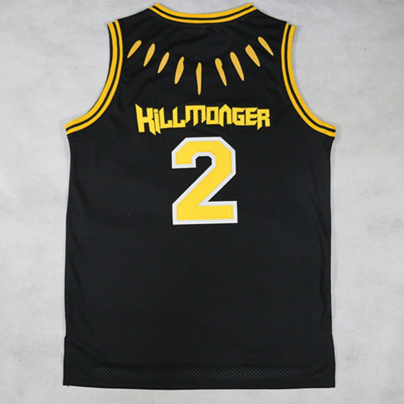 Black Panther #1 T'Challa Shirts #2 Killmonger Basketball Jersey Jersey One