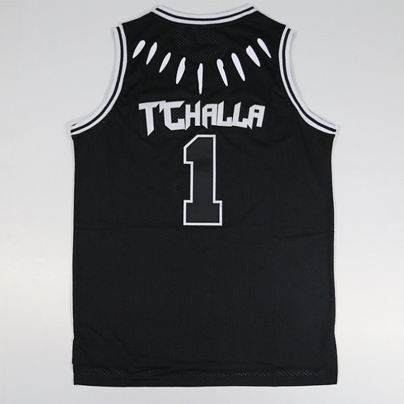 Black Panther #1 T'Challa Shirts #2 Killmonger Basketball Jersey Jersey One