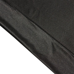 side vents detail of black blank football jersey