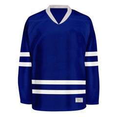 blank blue hockey jersey