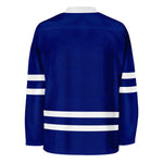 blank blue and grey hockey jersey back thumbnail
