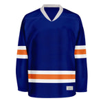 blank blue and orange hockey jersey thumbnail