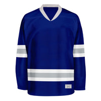 blank blue and grey hockey jersey thumbnail