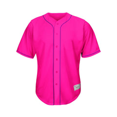 Blank Hot Pink Baseball Jersey Wholesale