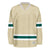 Blank Desert Sand and green Hockey Jersey