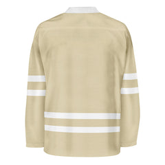 Blank Desert Sand Hockey Jersey back