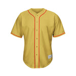 blank gold and red baseball jersey front thumbnail