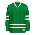 Blank Green Hockey Jersey thumbnail