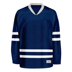 Blank Navy Hockey Jersey