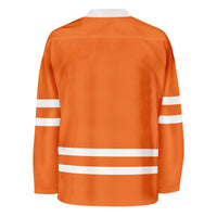 Blank Orange And Orange Hockey Jersey Jersey One thumbnail