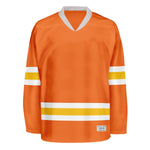 Blank Orange and yellow Hockey Jersey thumbnail
