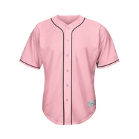 Blank Pink And Black Baseball Jersey Jersey One thumbnail