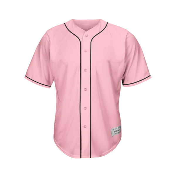Blank Pink And Black Baseball Jersey Jersey One
