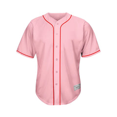 Blank Light Pink Baseball Jersey Wholesale
