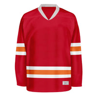 Blank Red and orange Hockey Jersey thumbnail