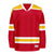 Blank Red and yellow Hockey Jersey With Shoulder Yoke
