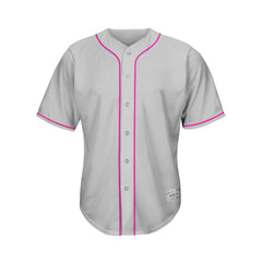 Blank Gray Baseball Jersey Wholesale