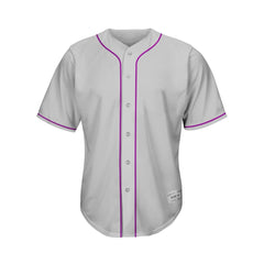 Blank Gray Baseball Jersey Wholesale
