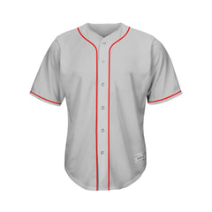 Blank Gray Baseball Jersey Wholesale