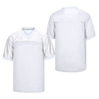 Blank White Football Jersey Uniform Jersey One thumbnail