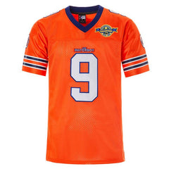 Bobby Boucher #9 SCLSU Mud Dogs Orange Football Jersey - Front View