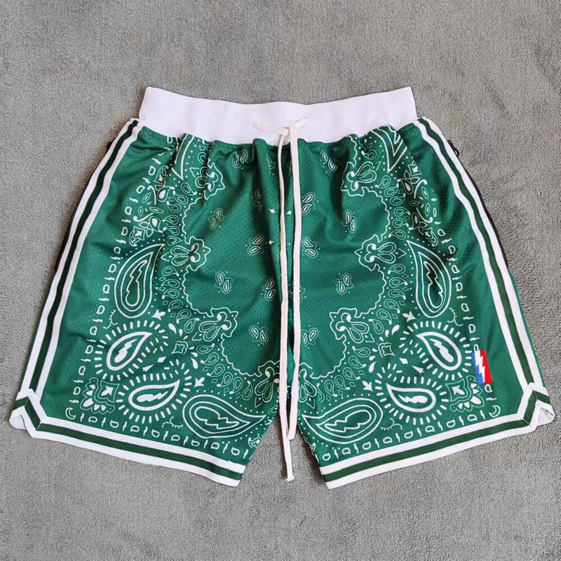 Graphic Basketball Shorts Men's Streetwear Basketball Shorts