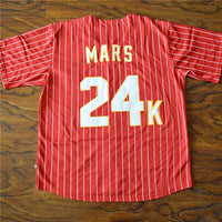 Bruno Mars #24K Hooligans Baseball Jersey Jersey One thumbnail