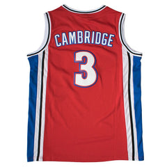 Calvin Cambridge #3 LA Knights Blue Jersey - Back View with Stitched Name and Numbers