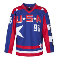 charlie conway #96 mighty ducks D2 team usa jersey front thumbnail