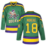 Connie Moreau 18 Mighty Ducks Movie Ice Hockey Jersey JERSEY ONE thumbnail